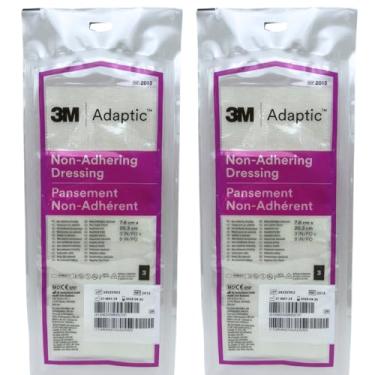 Imagem de Curativo Adaptic Gaze Rayon com Petrolatum Não Aderente 7,6x20,3cm - Cobertura com Petrolatum para Feridas, Queimaduras e Cicatrização sem Dor | 2 Pacotes com 3 Unidades