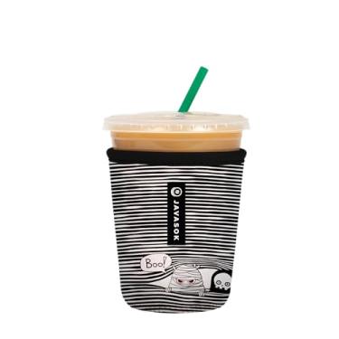 Imagem de Sok It Manga para copo de neoprene com isolamento de café gelado e refrigerante frio JavaSok (Peek-A-BOO, Pequeno: 473-567 g)
