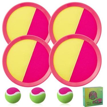 Imagem de Jogo ao ar livre Bufeeaye Toss and Catch Ball Set para crianças de 4 a