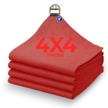 Imagem de Lona Tela Pergolado Toldo Sombrite 90% Shade Jardim 4x4 Piscina Sombre