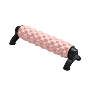 Imagem de IEUDNS Rolo de espuma para exercícios de fitness, academia em casa, leve, alta densidade, ferramenta de massagem corporal completa para alongamento de pernas, Rosa