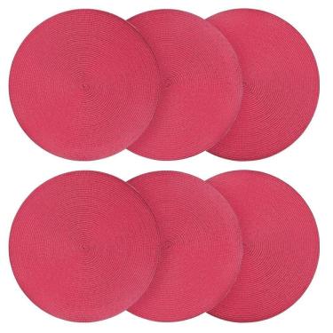 Imagem de Conjunto 6 Peças Jogo Americano Mesa Posta Sousplat Glamour