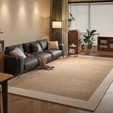 Imagem de Tapete grande para sala de estar, cabeceira, quarto, chão, pelo de laço, tapetes à prova d'água (300x400 cm/WR2258-QT)