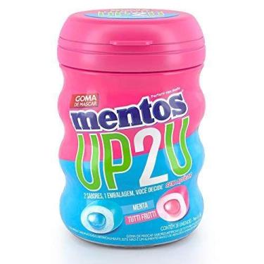 Imagem de Chiclete Garrafa Mentos Up2u Sabor Menta Tutti Frutti 56g