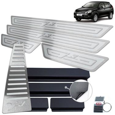 Imagem de Soleira Com Descanso Jac J3 2010 A 2015 Prata Alto Relevo