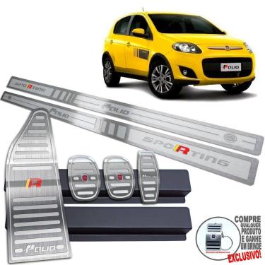 Imagem de Descanso Pedaleira Manual Soleira Prata Palio Sporting