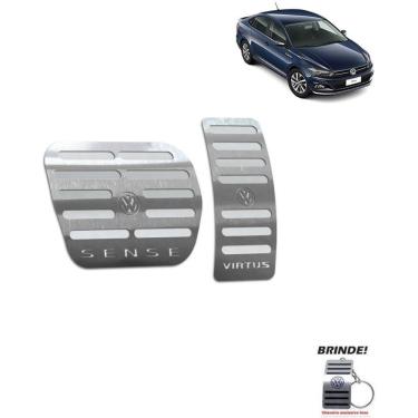 Imagem de Pedaleira Automático gravação Em Prata Virtus Sense