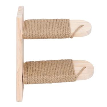 Imagem de GLOGLOW Janela Coloca Móveis de Gato Montados na Parede, 2steps Prateleiras de Escalada de Parede de Gato Prateleiras de de de Madeira de Pinhão 3 Degraus para Pós - na Cama de para Internos Postes