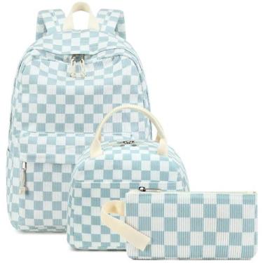 Imagem de Conjunto de mochilas Bluboon Girls de 15 polegadas para laptop, lanche