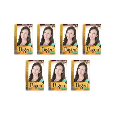 Imagem de Coloraçao Bigen 58 Preto Natural - Kit Com 7Un