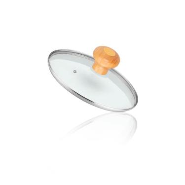 Imagem de Tampa Redonda de Vidro Temperado de 23 Cm Para Chapa Disco de Arado Mk