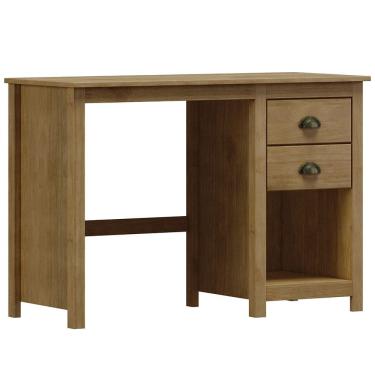 Imagem de Mesa Escrivaninha Madeira Maciça 110 cm 9138 Freijo Milani Store