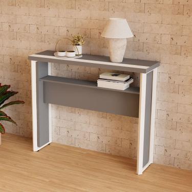 Imagem de Aparador Buffet para Escritório Cantinho do Café Corporate Cinza Sagrado / Branco