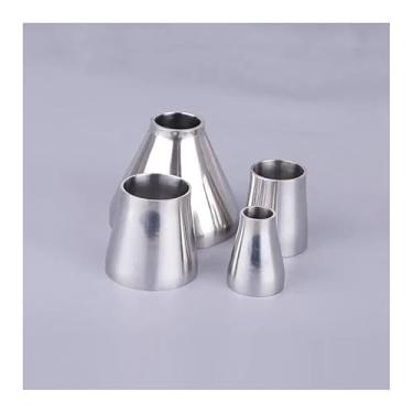 Imagem de WWECCQIJ 28 mm DN25 Turn 22mm DN20 DIN Butt Welding Reducer SUS 304 Encaixe de tubulação de aço inoxidável