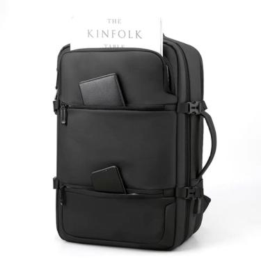 Imagem de Mochila multifuncional impermeável de viagem 37L com porta USB