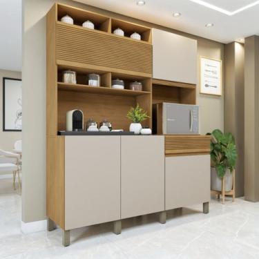 Imagem de Armário de Cozinha 5 Portas 1 Gaveta Canastra - Valdemóveis