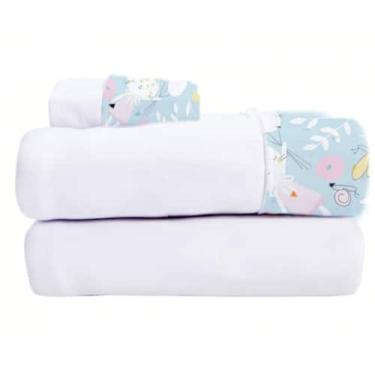 Imagem de Conjunto Berço Pequeno Jardim (3 peças) - Petit Lulli 