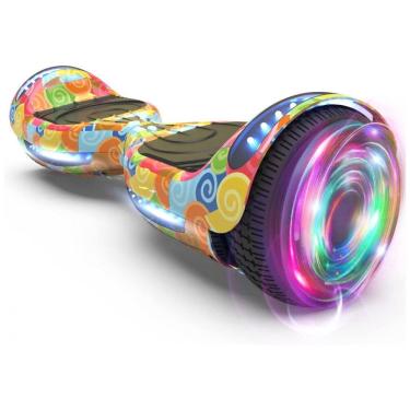 Imagem de Hoverboard Certified HS2.01 com Rodas de LED, Bluetooth e Design Estiloso de Concha do Mar