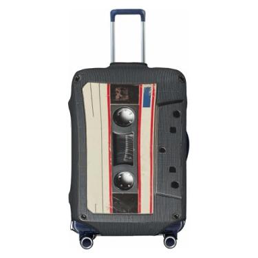 Imagem de Worltoldb Capa de bagagem de viagem de poliéster protetora de mala lavável capas de bagagem, Fita, M