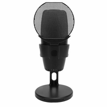 Imagem de Acouto Microfone para Jogos RGB Com Conexão Rápida, Tipo C e Tipo C para Streaming Nítido (Preto)