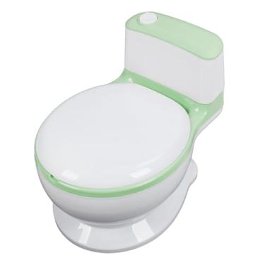 Imagem de Cryfokt Vaso Penico Removível Ajustável, Seguro e Confortável para Crianças, Vaso Sanitário para Treinamento de Viagem (Verde)