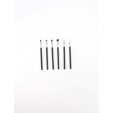 Imagem de Conjunto de 6 peças de pincéis de cílios separador de cílios para sobrancelha e spoolie