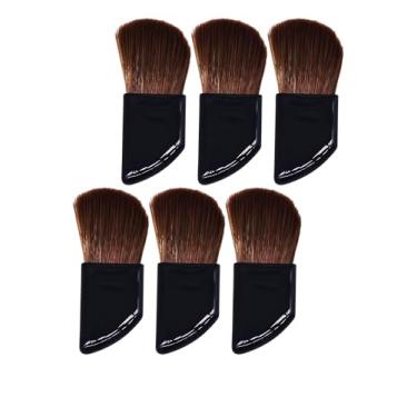 Imagem de Conjunto de 6 pincéis pequenos de maquiagem, mini aplicador de base de blush, pincel de pó para unhas e poeira, suprimentos de maquiagem, pincel de sombra, pincel de blush, mini pincel de maquiagem