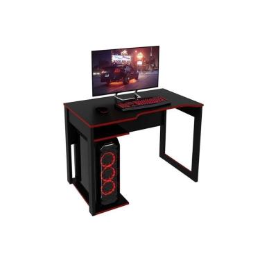 Imagem de Mesa Computador Gamer Me4161 Preto-vermelho - Tecno Mobili