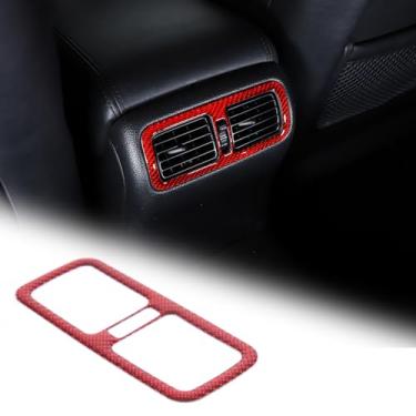 Imagem de Aotumcer Suporte de copo de console central traseiro caixa de apoio de braço AC capa para 2007-2013 Infiniti G35 G25 G37 Q60 caixa de apoio de braço traseiro carro ar condicionado saída de ventilação