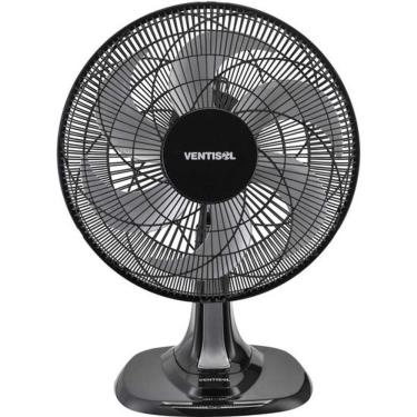 Imagem de Ventilador De Mesa 40cm Com 6 Pás 220v Preto/cinza Ventisol