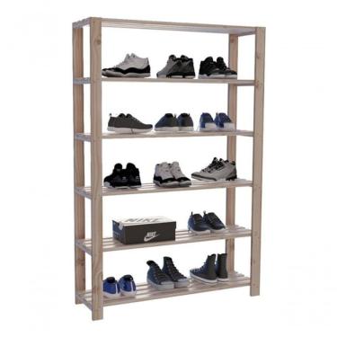 Imagem de Kit Prateleiras 6 Andares Organizadora De Sapatos