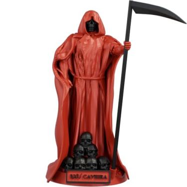 Imagem de Estátua Exu Caveira Imagem Umbanda Candomblé - Versão 3 (Cor Sanguis Obscurus)