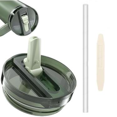 Imagem de Tampa Flip Premium Compatível com Copo Quencher 1.18l 40oz Anti Vazamento (Verde)