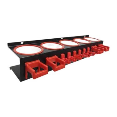 Imagem de ＫＬＫＣＭＳ Suporte para Frasco de Spray, Organizador de Frascos Multiuso, Fácil de Instalar, Suporte para Ferramentas de Lavagem e Estética Automotiva, 3 Anzóis Simples