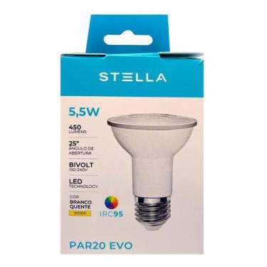 Imagem de Lâmpada de Led PAR20 5,5W 3000K 25 IRC 95 E27 Bivolt - Stella - STH200
