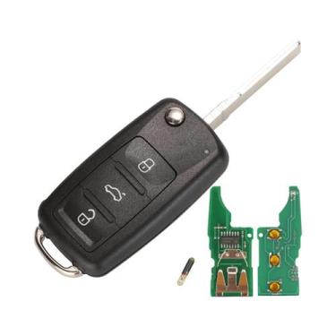Imagem de Chave Remota Para Carro 5K0837202AD 202Q Para VW Beetle Eos Golf 6 Jet