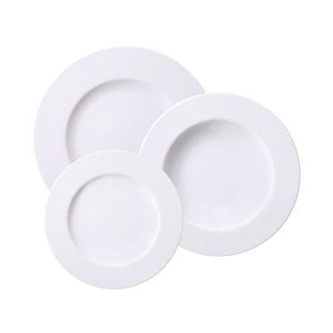 Imagem de Jogo De Pratos Tramontina Mesh Em Porcelana Decorada 12 Peças Tramontina