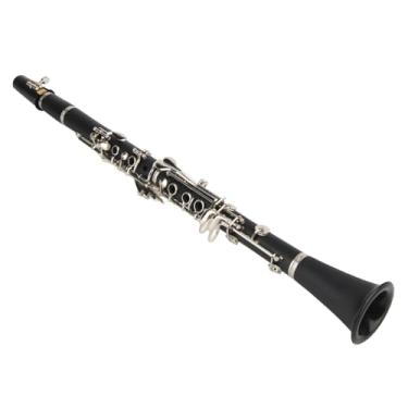 Imagem de RiToEasysports Conjunto de Clarinete de, 17 Teclas Bb para Músicos, Fácil de Manter, Com Pano de Limpeza e Suporte de Palheta (Preto)