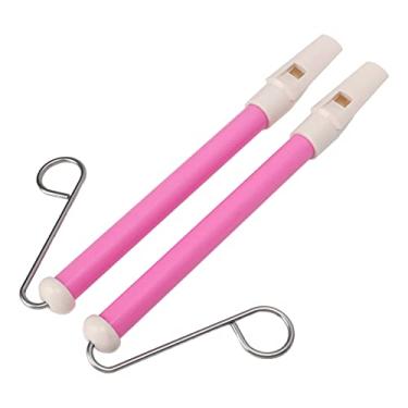 Imagem de RiToEasysports Apito Deslizante para Crianças, Instrumento Musical Seguro de Metal Abs para Iluminação Precoce, 2 Peças (Róseo)