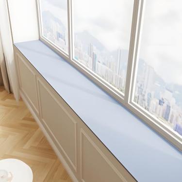 Imagem de Tapete de terra diatomácea ajustável, tapete absorvente de água de 30 cm de largura e à prova de poeira para peitoris de janela e prateleiras (azul crepúsculo, 30 x 200 cm)