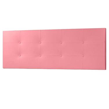 Imagem de Cabeceira Painel Casal 1,40m Berlim Suede Rosa