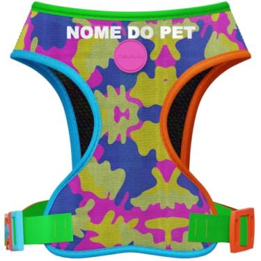 Imagem de Combo Peitoral Style Para Cachorro Com Guia Tradicional, Localizador e Nome Personalizado (Joy, PP)