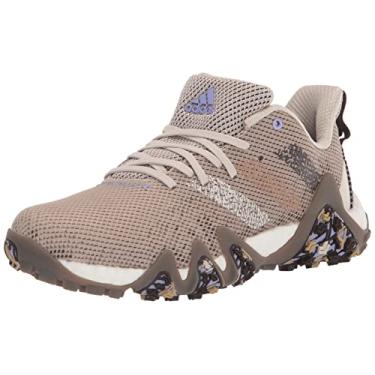Imagem de adidas Codechaos 22 Tênis de golfe masculino, Marrom transparente/marrom/roxo claro, 7.5