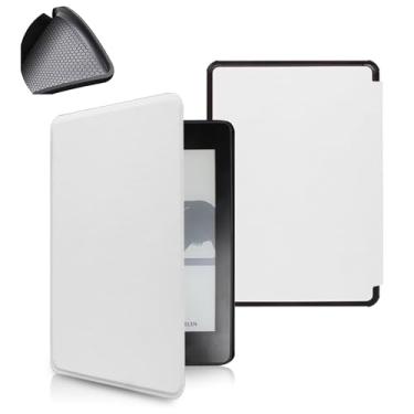 Imagem de Yzlvigrous Capa de Padrão Cruzado para Kindle Paperwhite 7/6/5ª Geração 2015/2013/2012, Tampa de 6 Polegadas com Sono Automático e Acordar, TPU Mole de Volta, Modelo: DP75SDI /EY21