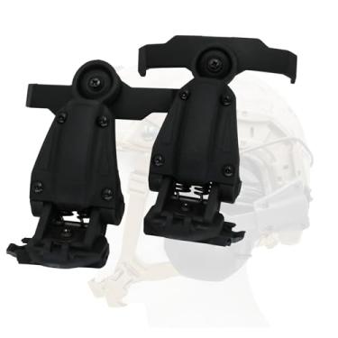 Imagem de HEARFALCOM Adaptador de trilho ARC para capacetes da série Fast compatível com protetores de ouvido Walker's Razor (Walkers Razor, Walkers Razor Digital) (BK)