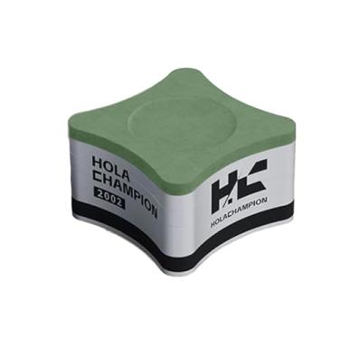 Imagem de THXLCON Giz de taco de bilhar feito à mão na Finlândia (formato de disco de jogador profissional, verde, 1 peça)