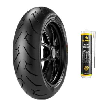 Imagem de Pneu Cb 650 F 180/55r17 Zr 73w Tl Diablo Rosso 2 Pirelli + Selante
