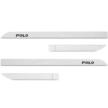 Imagem de Jogo de Friso Lateral Polo 2018 A 2025 Branco Cristal