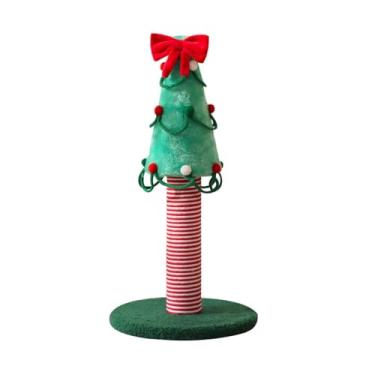 Imagem de FashionCha Brinquedo Interativo para Gatinhos, Árvore de Natal Decorativa, Poste Arranhador para Gatos para Sala de Estar, Casa, Moagem, Brincadeira de Garra