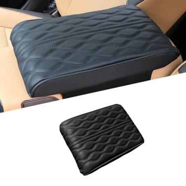 Imagem de Couslcd Capa de console central de carro, almofada de caixa de apoio de braço de veículo à prova d'água, algodão com memória, confortável, acessórios de proteção de almofada de caixa de assento